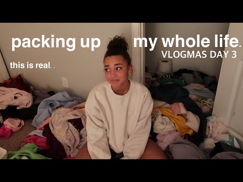 packing up my life| VLOGMAS DAY 3