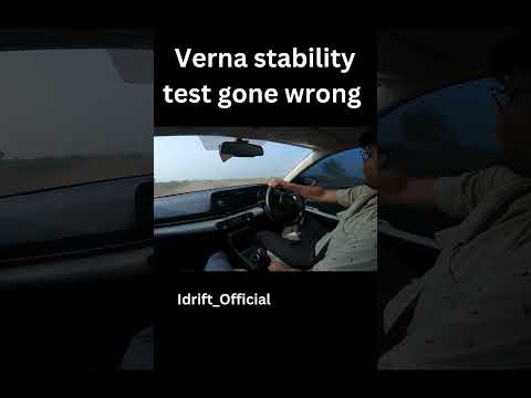 Verna 2024 stability test gone wrong #verna #newverna