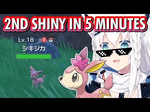 Fubuki: "𝙈𝘼𝙔𝘽𝙀 𝙄'𝙇𝙇 𝙁𝙄𝙉𝘿 𝘼𝙉𝙊𝙏𝙃𝙀𝙍 𝙊𝙉𝙀" Really Finds Another Shiny after 5 minutes【Hololive】