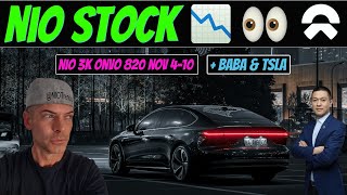 NIO & Onvo 3,820 (Nov 4-10) NIO Stock Price Action 📉🧐 #niostock #baba #nio