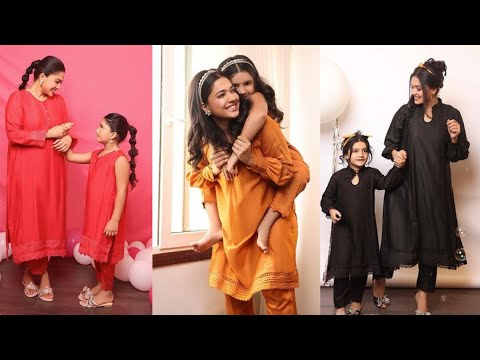 Sanam Jung in Her Latest Photoshoot With Her Daughter ||Mommy And Me Dress Designs || Fashion Trends