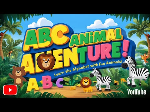 ABC Animal Adventure! 🐻🦁🦓 Learn the Alphabet with Fun Animals | Educational Song for Kids