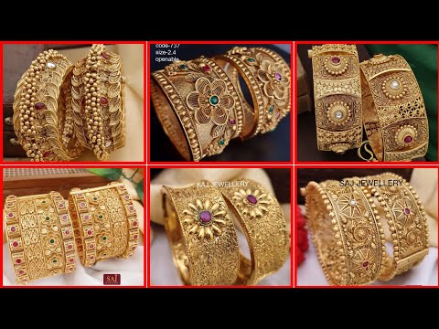 Bengali bangles: These are more elaborate bangles that are often decorated