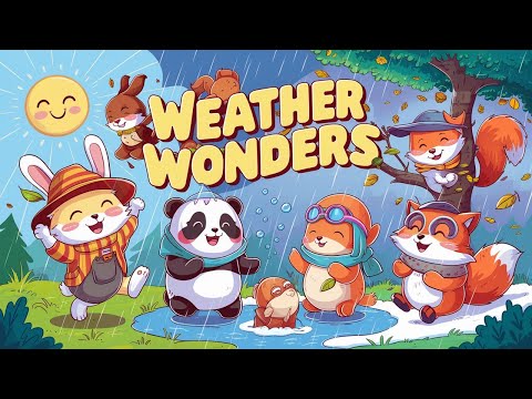 🌈The  Weather Song : A Fun Song About Sunny, Rainy, and Snowy Days! 🌦️