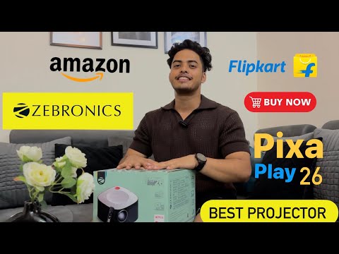 ZEBRONICS PIXAPLAY 26 / BUY NOW ✅#zebronics / pixa play 26 #goviral #tech  #projector #subscribe