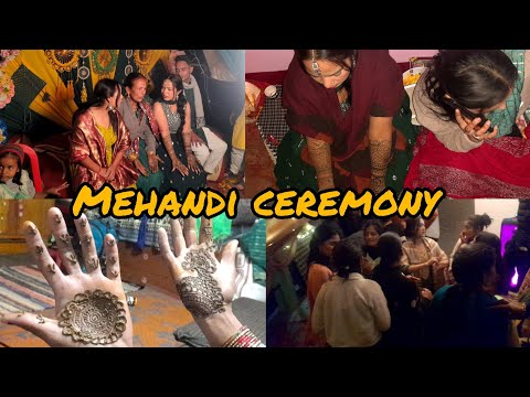 आज दीदी कि मेहंदी में बहुत मजे किए😍#pahadlifestyle #minivlog #mehandiartist#mehandi