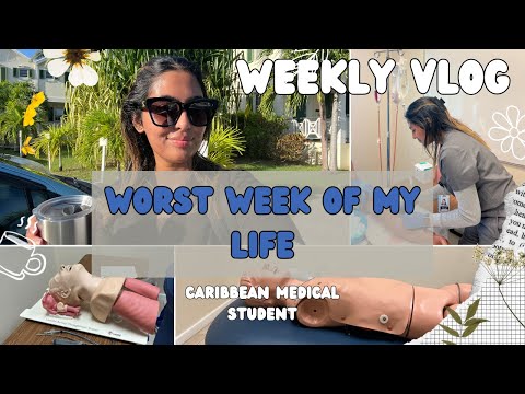 My Worst Week Ever | ACLS Certification | Caribbean Medical School | Medical Student |Antigua