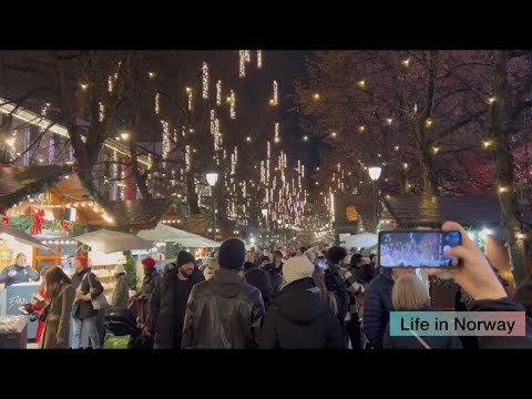 Oslo Christmas market 2024 | jul i Vinterland | Norway| #oslo #chrismas2024 #oslowinterland2024 🇳🇴