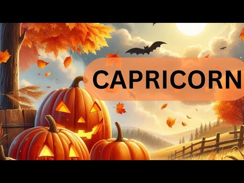 CAPRICORN OCTOBER TAROT CARD READING PREDICTIONS 🎃