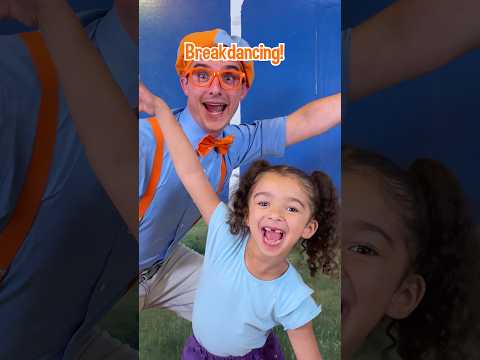 How to Breakdance with Blippi🪩! 3 EASY Steps! #howto #blippi #shorts