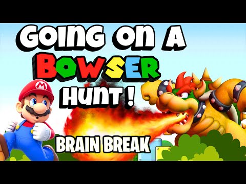 Going on a Bowser Hunt | Brain Break | GoNoodle | Mario Run | Song for Kids