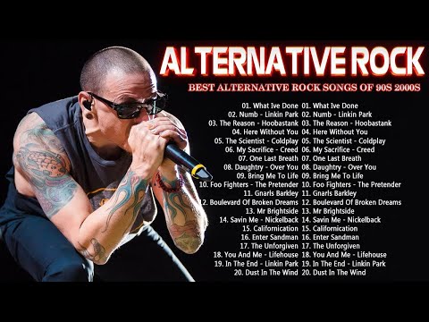 Top Alternative Rock Vol 03 🤘 Linkin park, Coldplay, 3 Doors Down, Creed, Nickelback