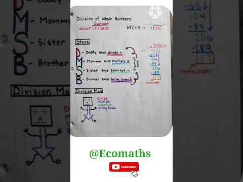 Division of whole numbers #ncert #vedic #vedicmaths