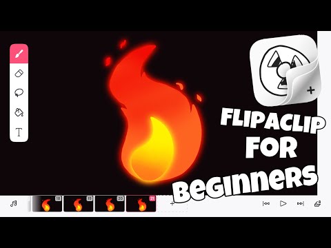 FlipaClip Animation Tutorial For Beginners / 2024 Mobile Animation Process