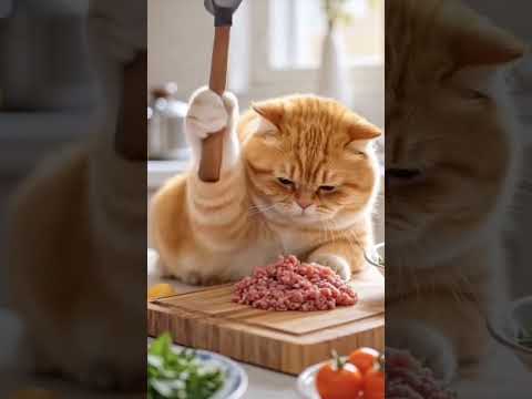 Fatty Chef #cat #catfunny #funny #aigc #catvideos #chubbycat #cute #funnycatvideos