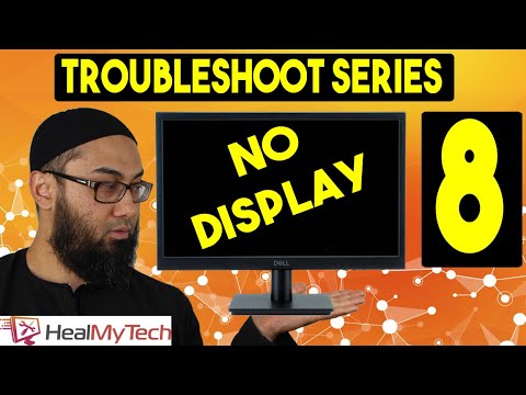 Computer Turning On But No Display - Pt 8 Troubleshoot A Monitor