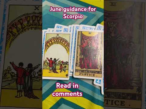 June guidance for Scorpio #allzodiacsigns #generalreading #scorpiotarot