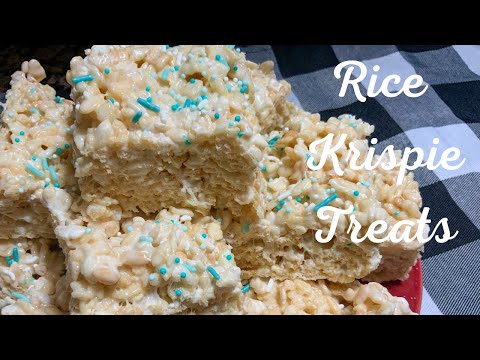 Winter Krispie Treats | How to Make Homemade Rice Krispie Treats | Easy Recipe