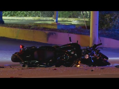 Person dead following motorcycle crash in Dania Beach