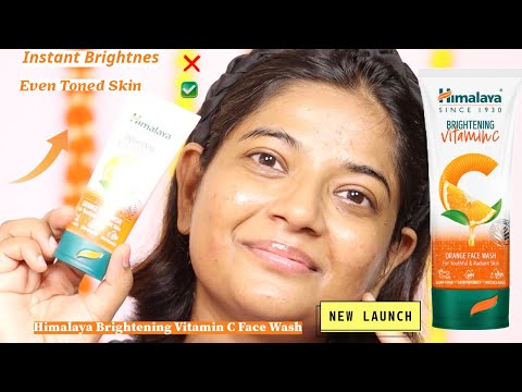 Himalaya Brightening Vitamin C Orange Face Wash Review | Radiant , & Glowing Skin | Even Toned Skin