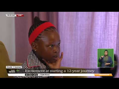 Back to School | Grade 1 Learner's excitement at starting the 12 year journey