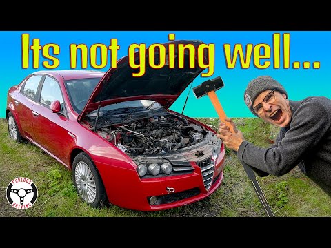 Alfa 159 engine repairs have not gone well...