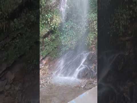 Hidden water fall near masoorie #hidden #waterfall #mountains #youtubeshort #uttarakhand #tourism