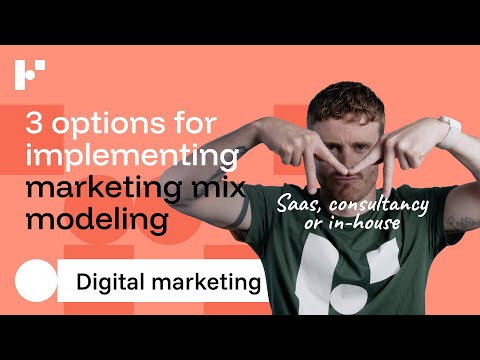 Marketing Mix Modeling: What’s the Best Way to Do It?! (SaaS, Consultancy, or In-House?)