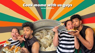 Cook momo with us😃🥟