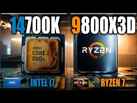 9800X3D vs 14700K Benchmarks - Gaming Benchmarks / Applications Tests