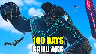 I Spent 100 Days in Kaiju ARK... But with 10x Spawn Rates!