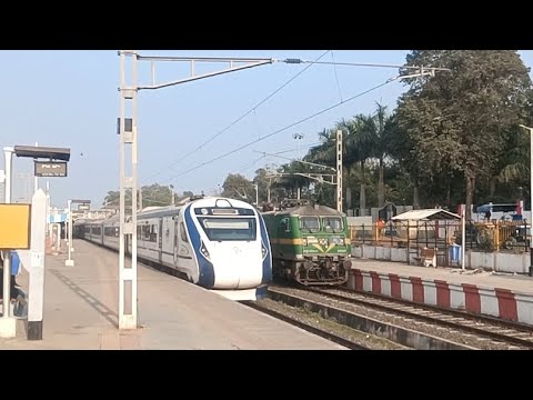 20 Hours Late Running 20172 DELHI - BHOPAL VANDE BHARAT EXPRESS OVERTAKING BHOPAL BILASPUR EXPRESS.