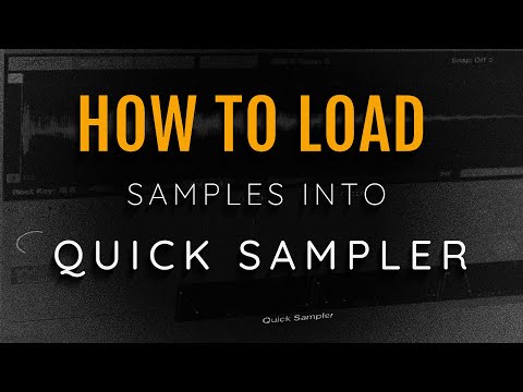 How TO Load Samples Into Quick Sampler With VOCR For Blind Logic Pro Users Using VoiceOver