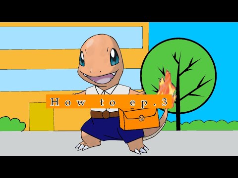 How to make the characters and the background of little Charmander 🔥 (ep.3 the end)