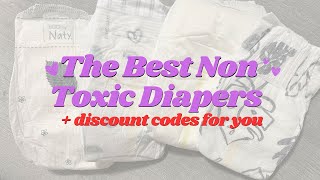 Best Non Toxic Baby Diapers - Dyper, Parasol, Eco by Naty, Pampers Pure - Discount Codes!!