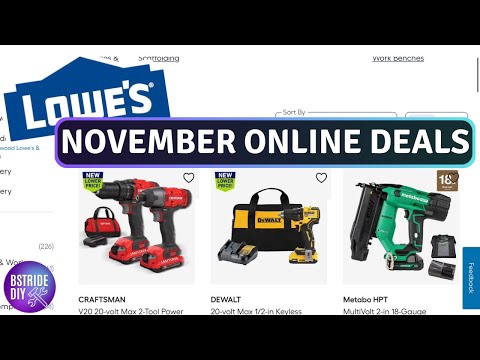 Lowes Pre Black Friday Deals this November