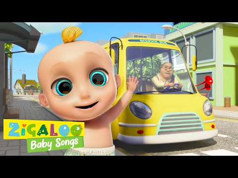 The Wheels on the Bus with Johnny and Friends and more Kids Videos by Zigaloo Baby Songs