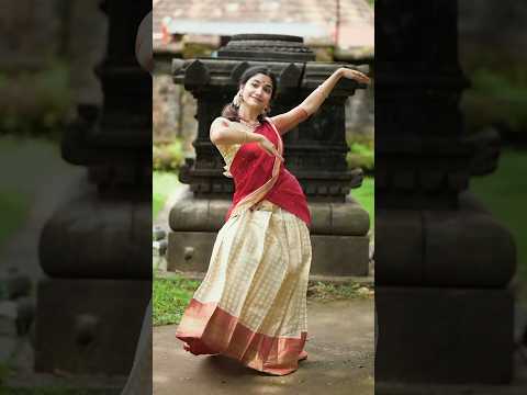 Happy onam 🌼🥰 | Jasnya k Jayadeesh | Dhavani ❤️ | Classical dance | Jasnya Jayadeesh | #onamsaree