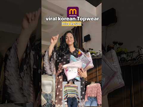 Meesho viral korean Topwear 🌸❤️🎀 #trendingshorts