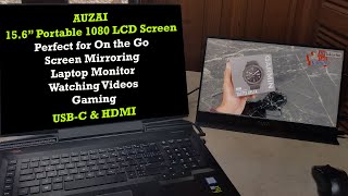 Auzai Portable LCD Monitor : 1080, Sharp, Crisp & Thin!