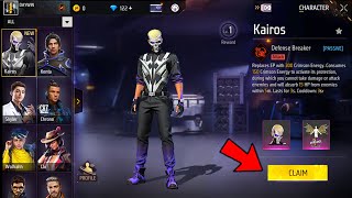 NEW CHARACTER 🔥 KAIROS AWAKENING 😱 CLAIM REWARDS 🎁 FREE FIRE