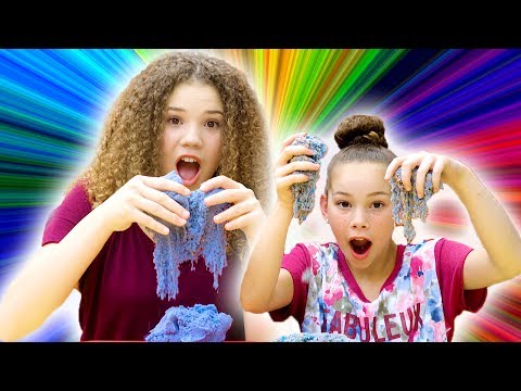 Kinetic Sand Challenge! (Haschak Sisters)