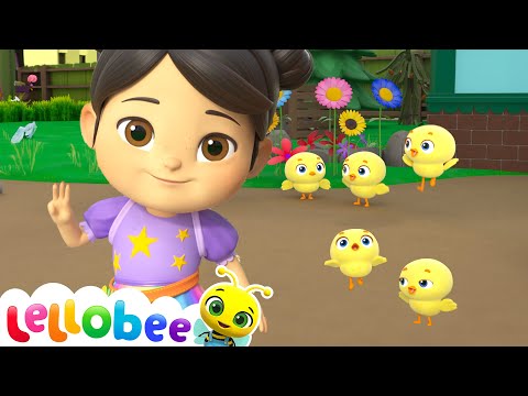 Ducklings on the Loose! Ella’s Farmyard Hide-and-Seek Adventure! | 🍯 Lellobee Kids Songs & Cartoons