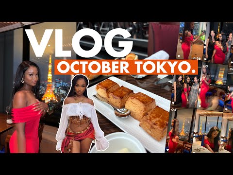 TOKYO HALLOWEEN 🍁OCTOBER IN JAPAN | Birthday, GRWM Full Makeup & Hair, Clubs, Afternoon tea