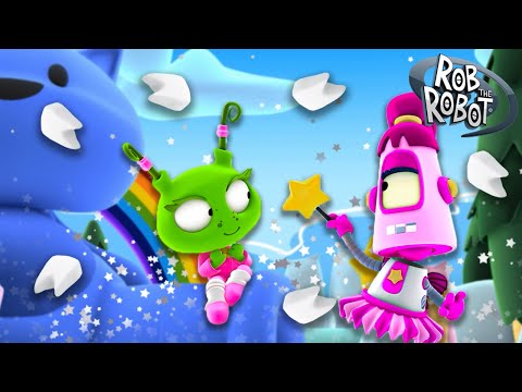 Ema Meets The Robot Tooth Fairy! | Rob The Robot | Preschool Learning