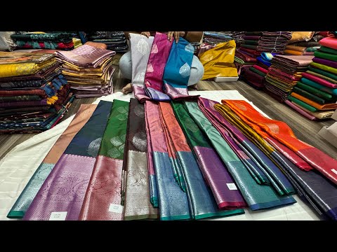 Chickpet Wholesale Saree Shop In Kannada 🛍️‼️💕 Single Saree Courier Available