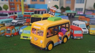 Unboxing Mencari Mainan Bus Tayo, Robocar Poli Amber Helly dan Roy, Perahu Layar, Mobil Polisi, #1k