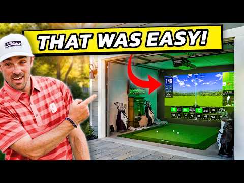 I Built a PRO Home Golf Simulator on a BUDGET - Here's How I Did It!