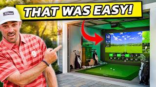 I Built a PRO Home Golf Simulator on a BUDGET - Here's How I Did It!