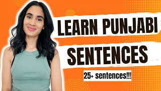 Learn Punjabi Sentences | How to speak in Punjabi | Easy Punjabi Learning